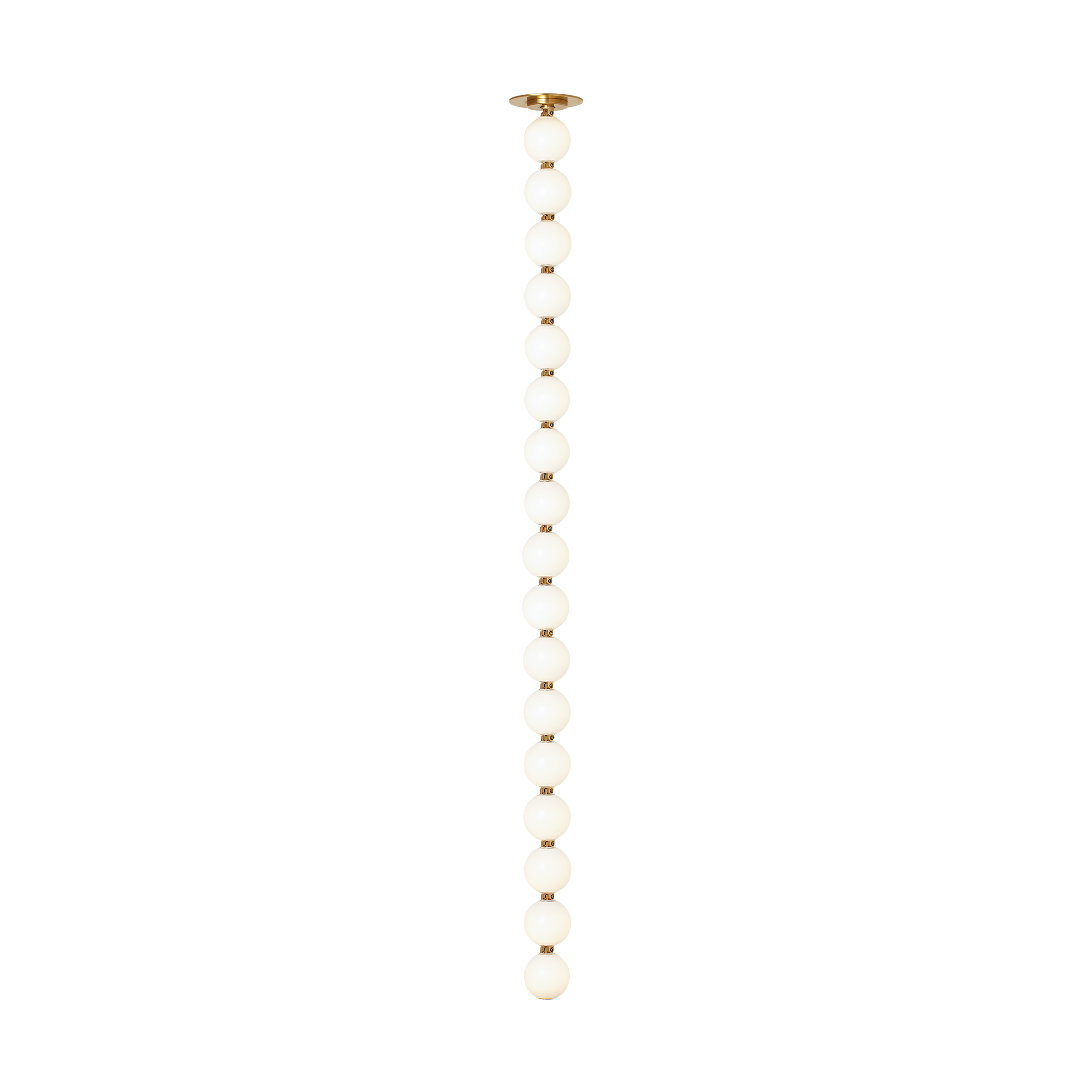 Perle 48 Pendant | Natural Brass 2700K Remote 277V