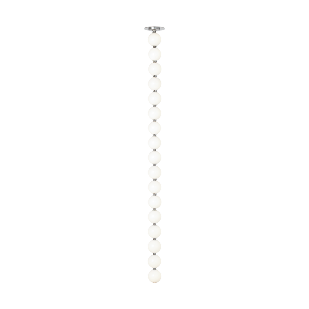 Perle 48 Pendant | Polished Nickel 2700K Surface 120V-277V Universal
