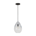 Alina Medium Accent Pendant | Clear Nightshade Black Bulb Not Included