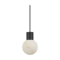 Mina Alabaster Small Pendant | Black