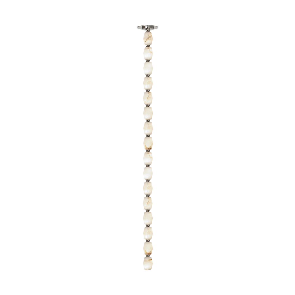 Collier Alabaster 48 Pendant | Polished Nickel 3000K Remote 277V