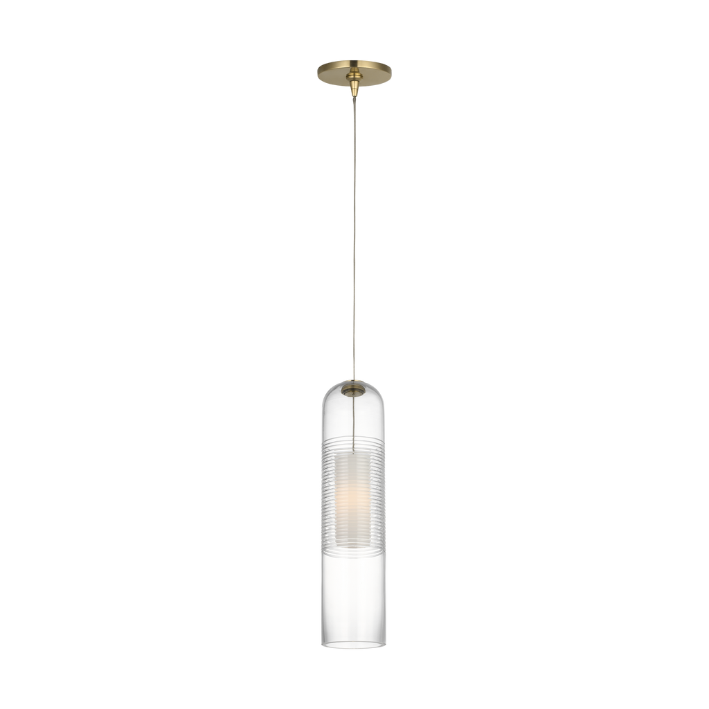 Leano 15 Pendant Monopoint Hand-Rubbed Antique Brass 2700K 90 CRI