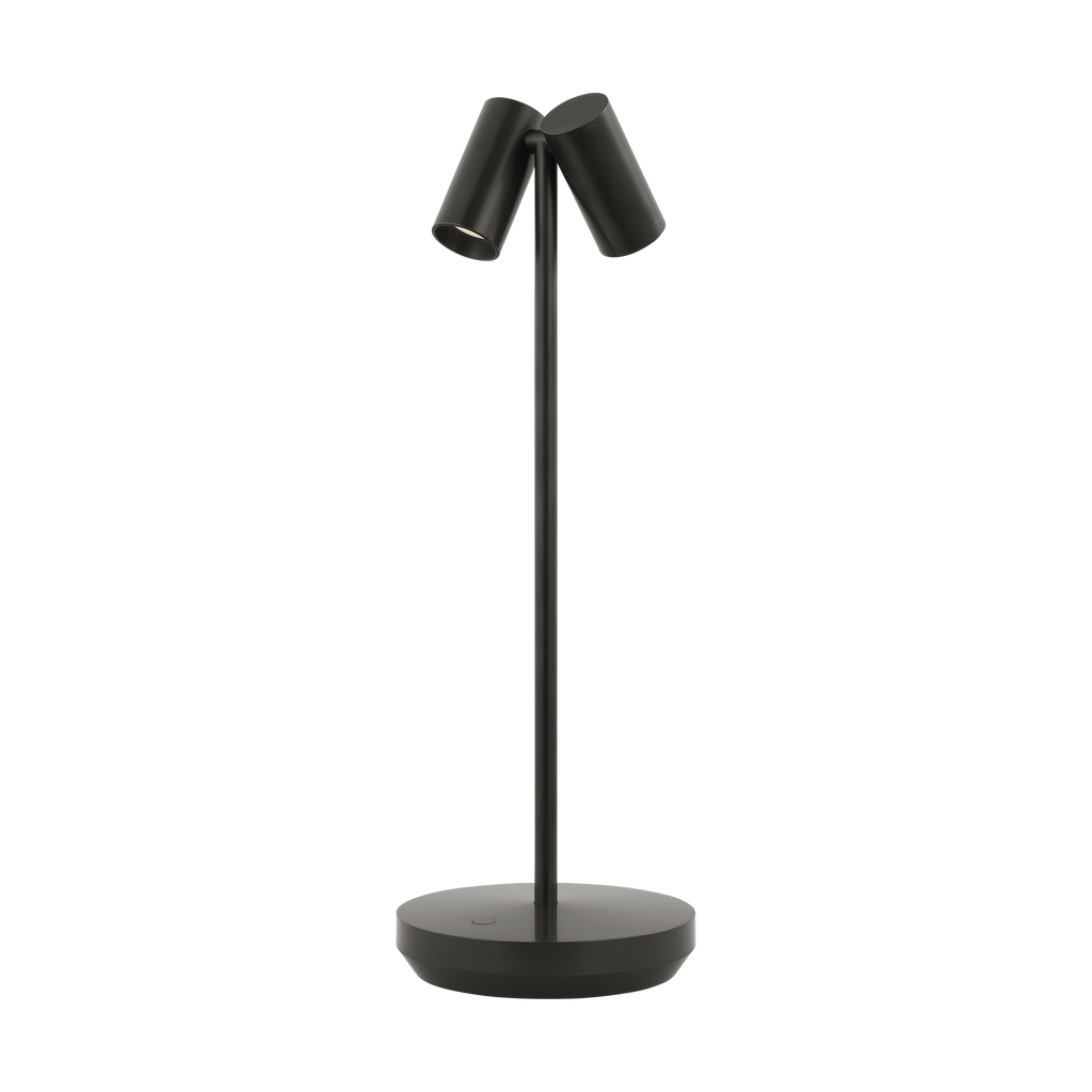 Doppia Accent Rechargeable Table Lamp Bronze 2700K 90 CRI wall charger included