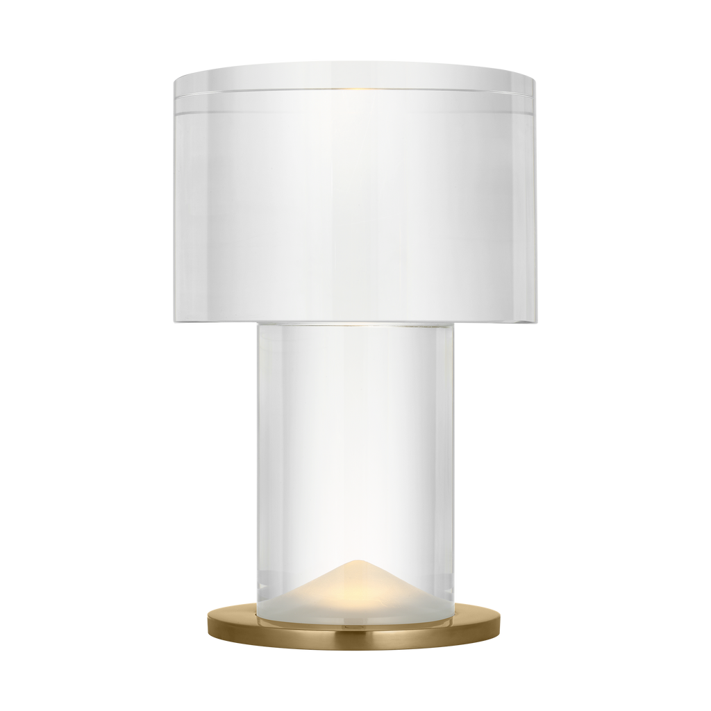 Beryl 13 Cylinder Table Lamp hand-rubbed antique brass 2700K 90 CRI