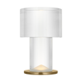 Beryl 13 Cylinder Table Lamp hand-rubbed antique brass 2700K 90 CRI
