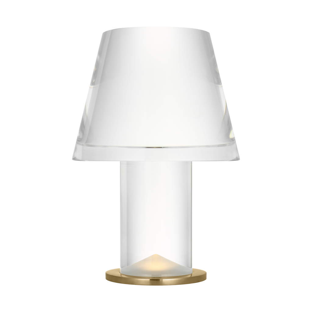 Beryl 17 Tapered Table Lamp hand-rubbed antique brass 2700K 90 CRI