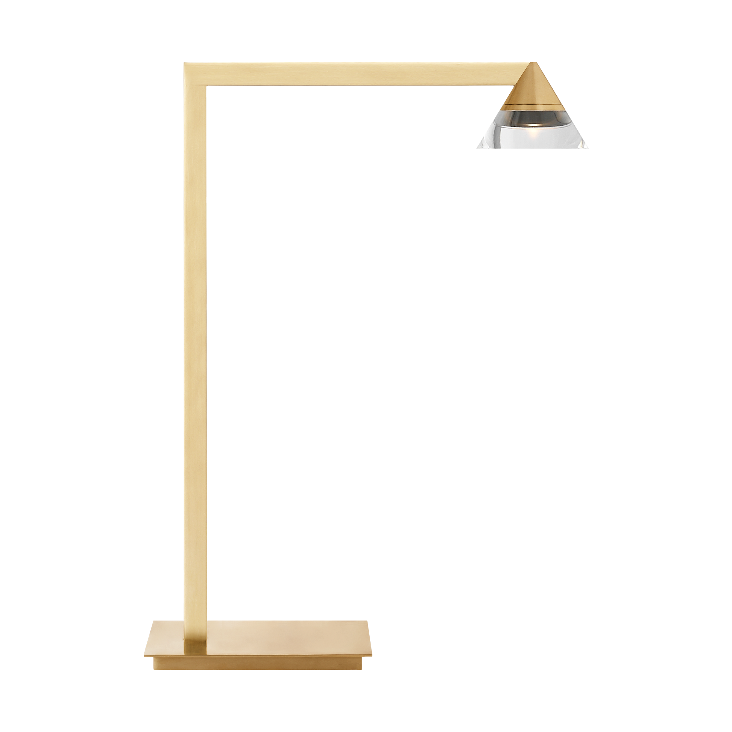 Midrand Crystal 19 Table Lamp hand-rubbed antique brass 2700K 90 CRI