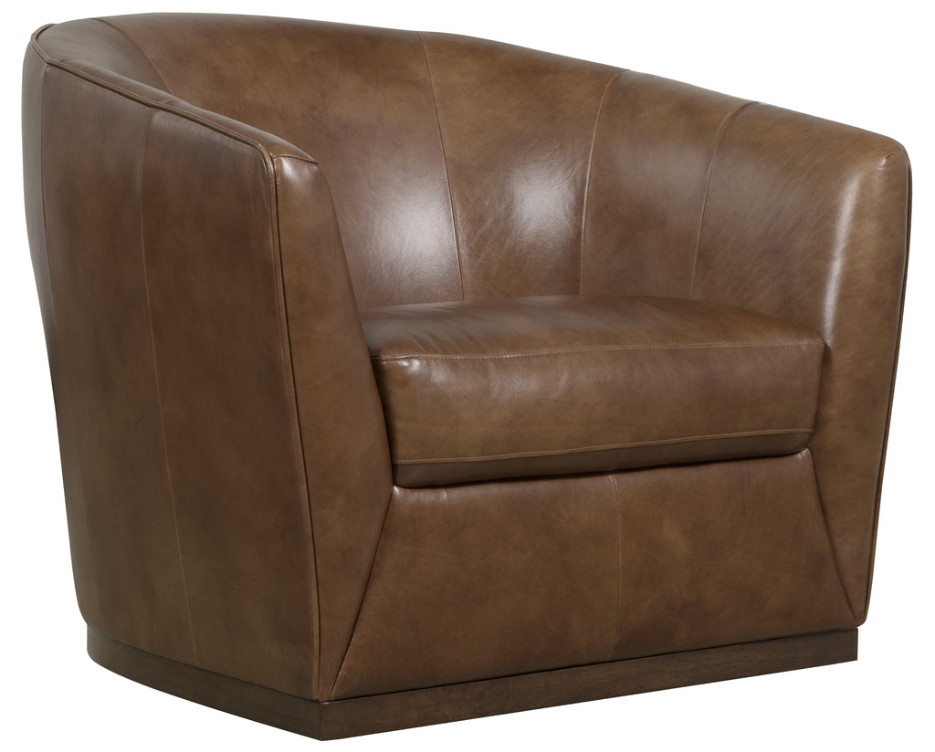 Fairfax Swivel Chair | Hazlenut