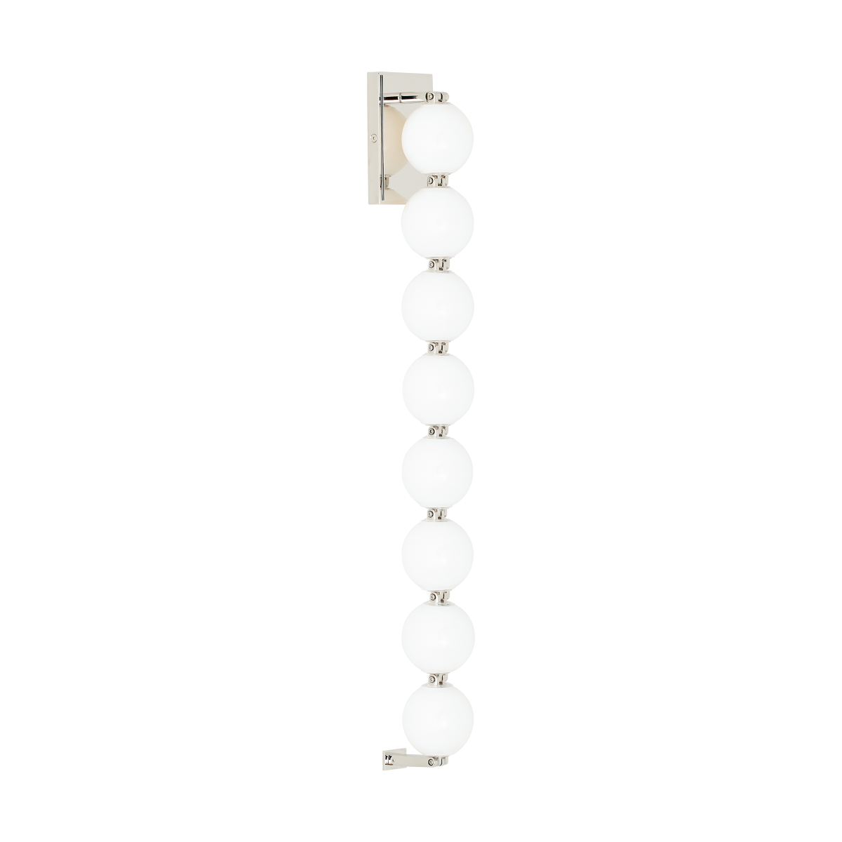 Perle 28 Sconce polished nickel 2700K 90 CRI