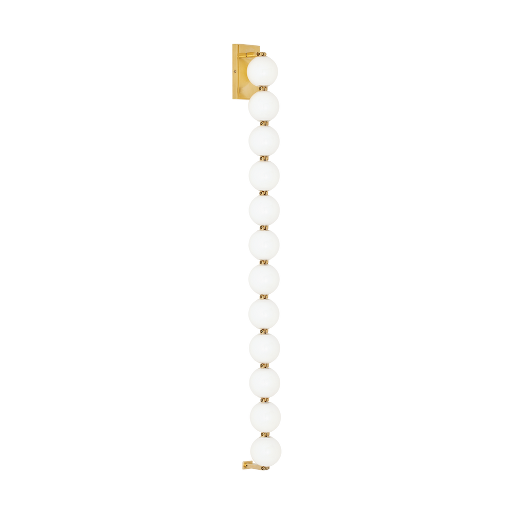 Perle 40 Sconce Natural Brass 2700K 90 CRI