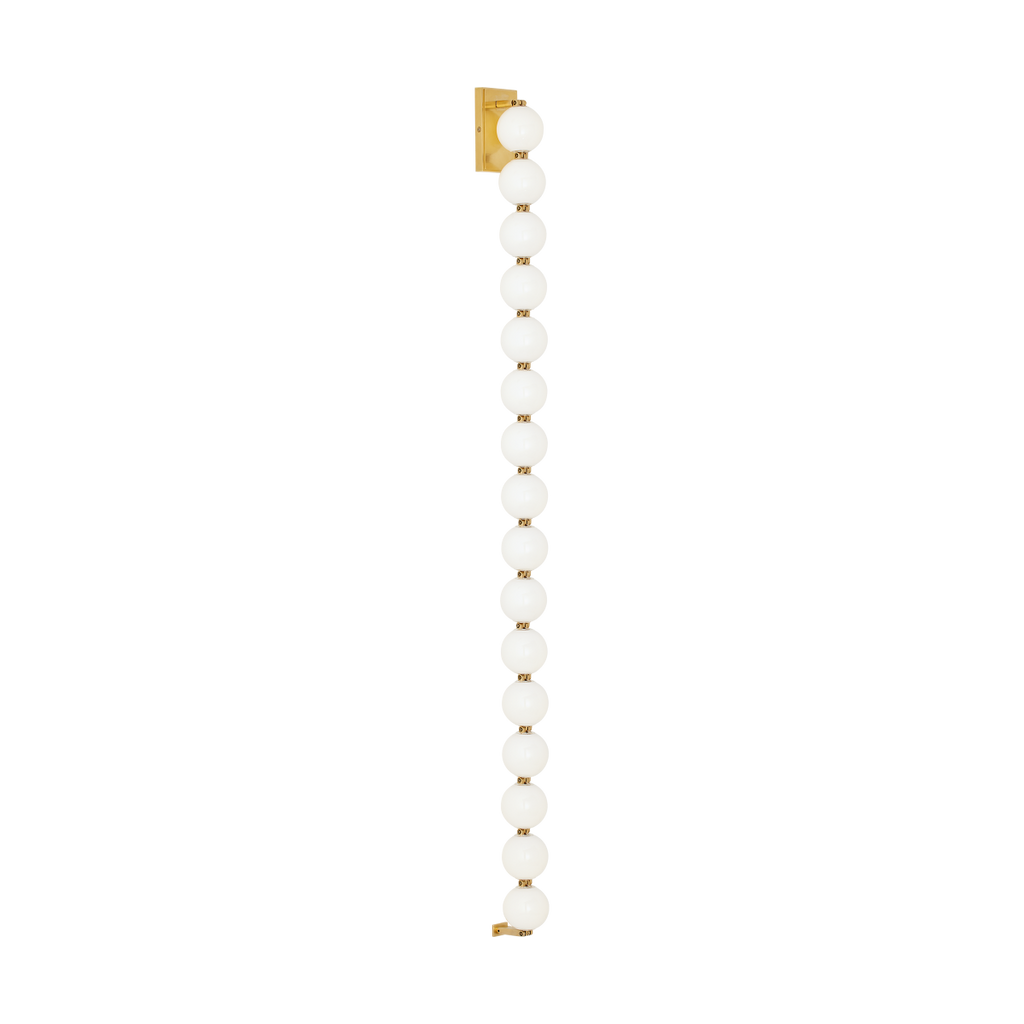 Perle 53 Sconce Natural Brass 2700K 90 CRI