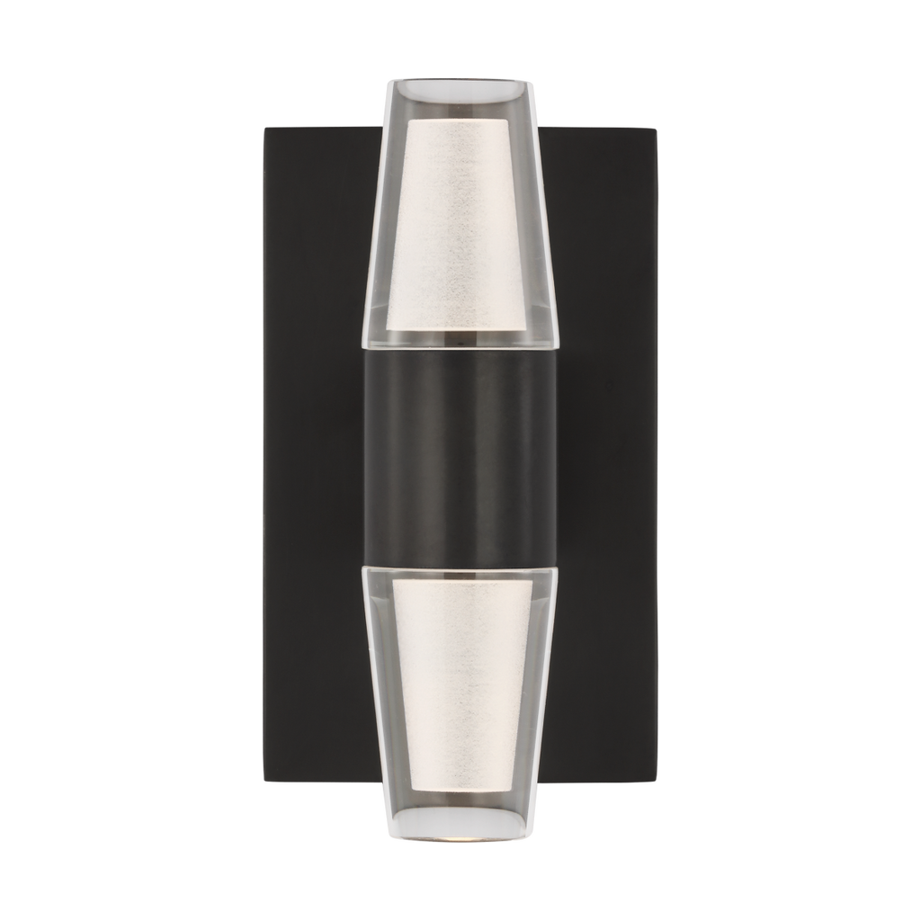 Lassell Single Short Sconce | Dark Bronze 2700K 120V