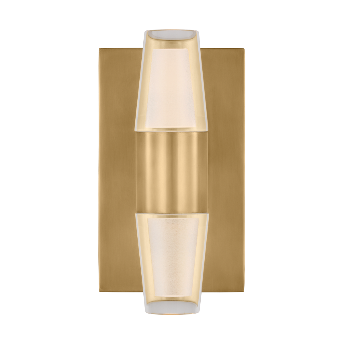 Lassell Single Short Sconce | Natural Brass 2700K 120V