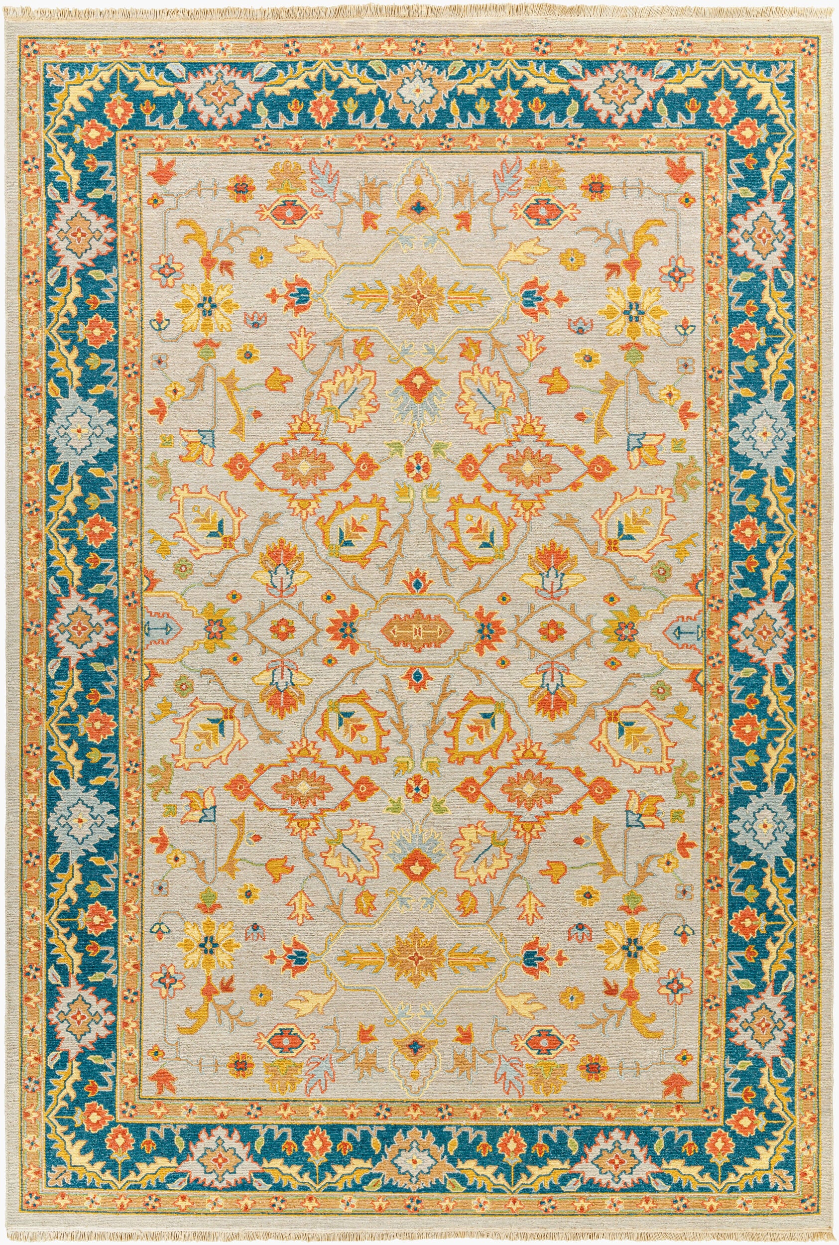 Soumek Rug | Teal | SMK103