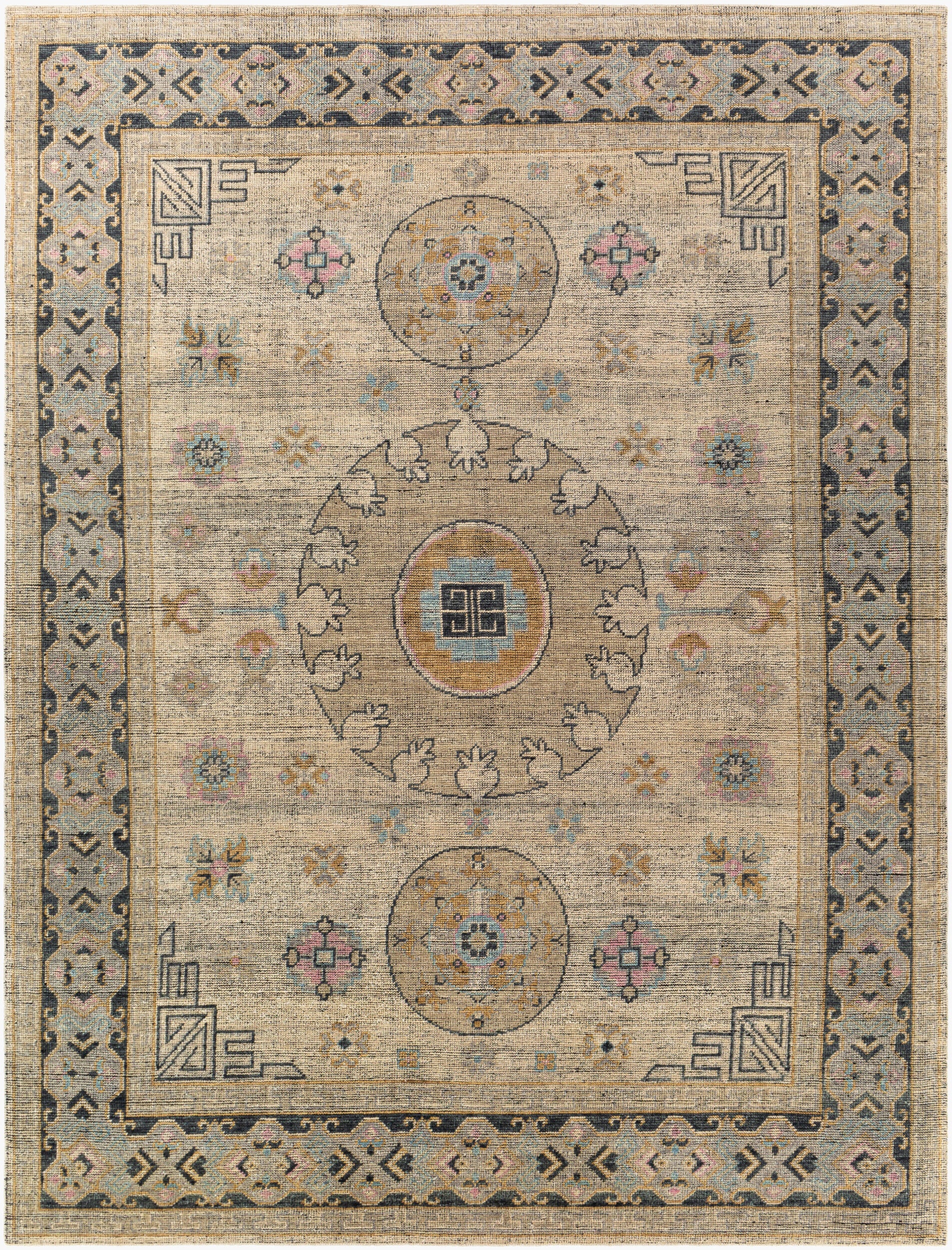 Smyrna Rug | Medium Green | SMY2301