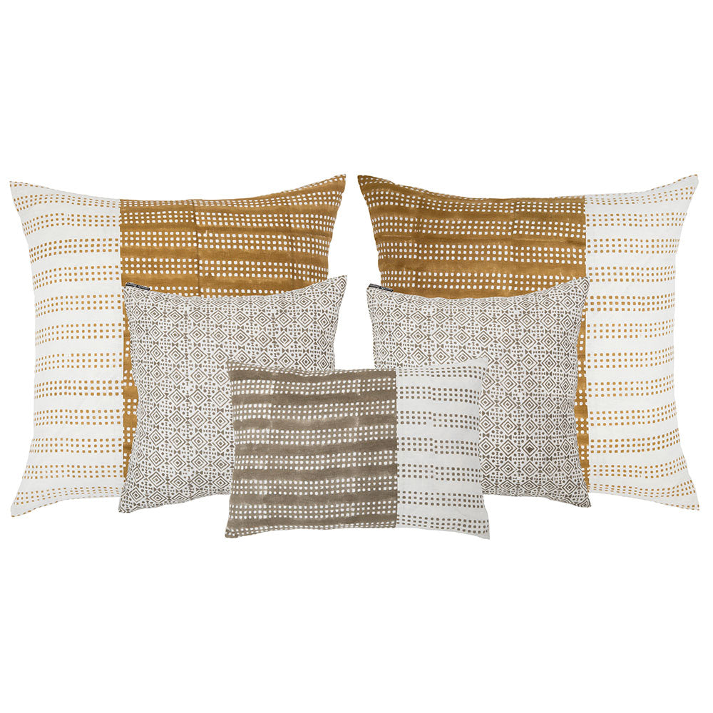 Nepsa Gray Band Pillow