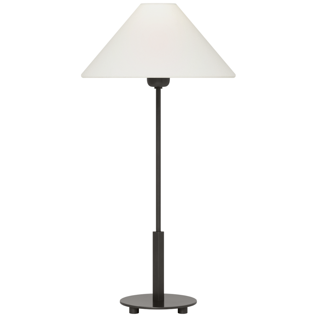 Hackney 24" Cordless Buffet Lamp | Bronze | Linen Shade