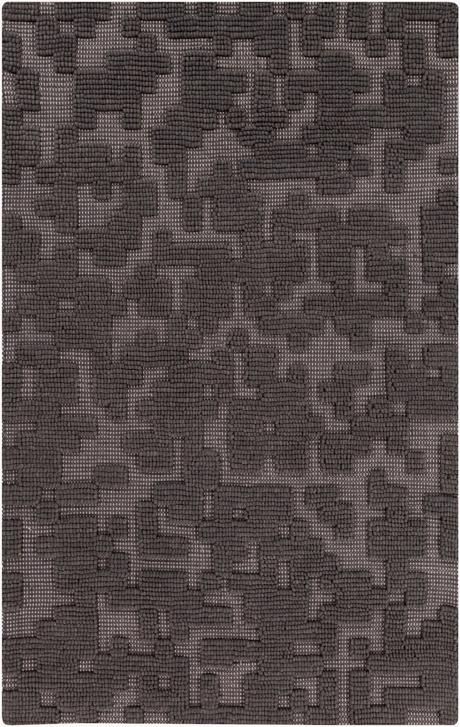 Stencil Rug | Charcoal | STN1000