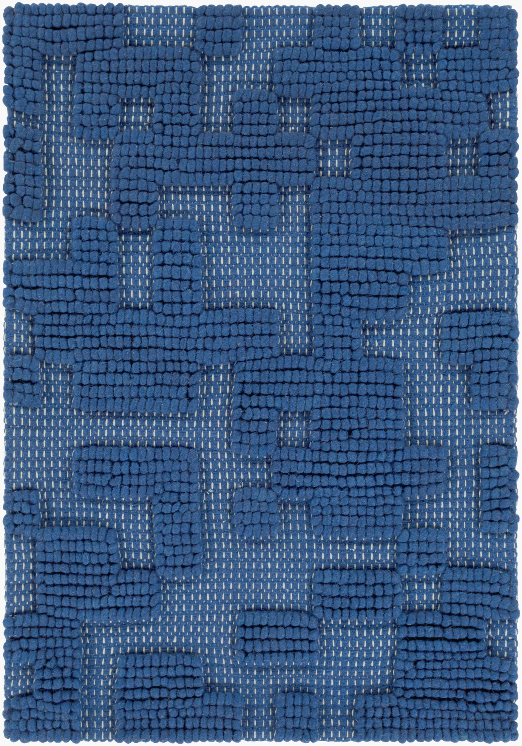Stencil Rug | Navy | STN1004