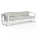Newport Sofa in Cast Silver, No Welt