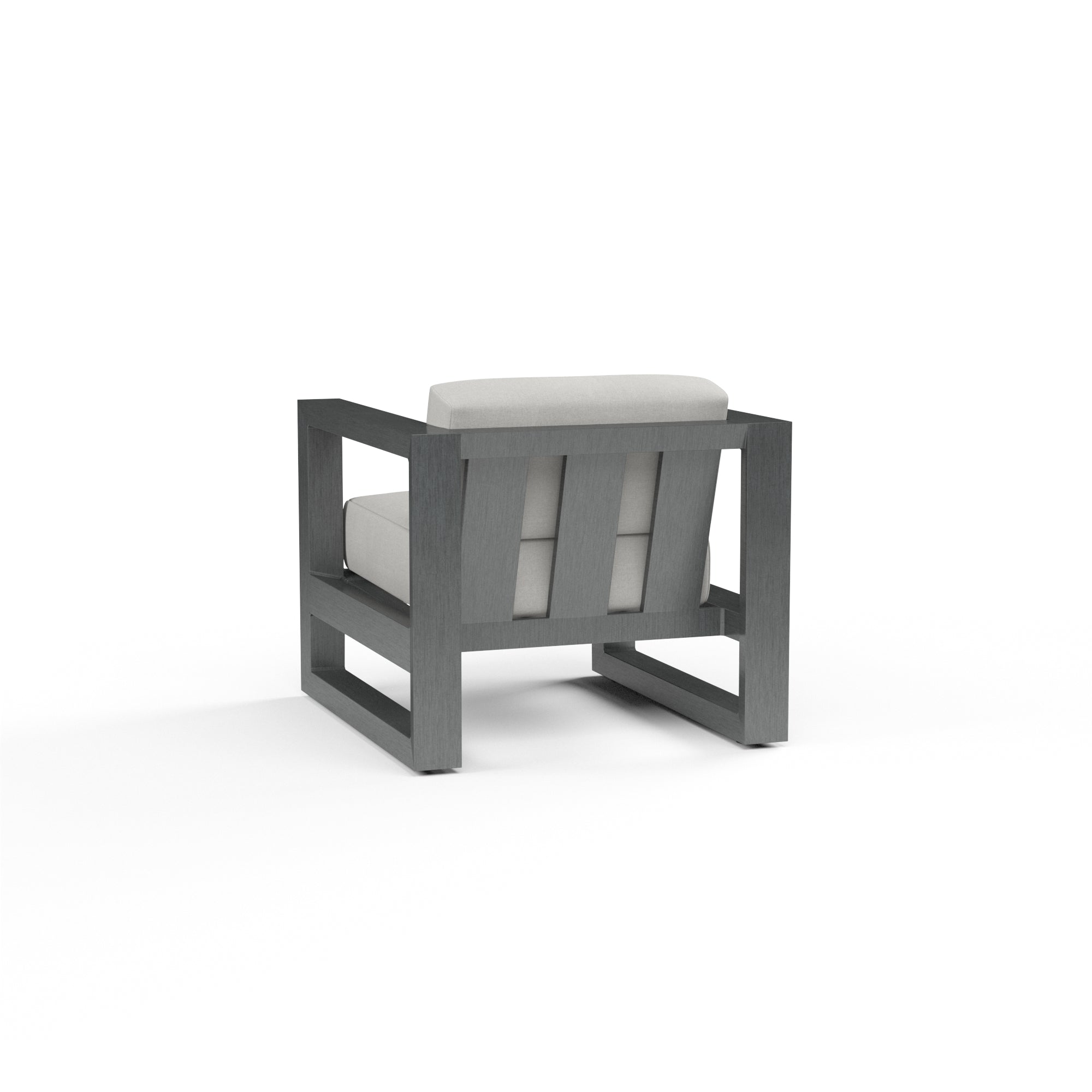 Redondo Club Chair in Cast Silver, No Welt