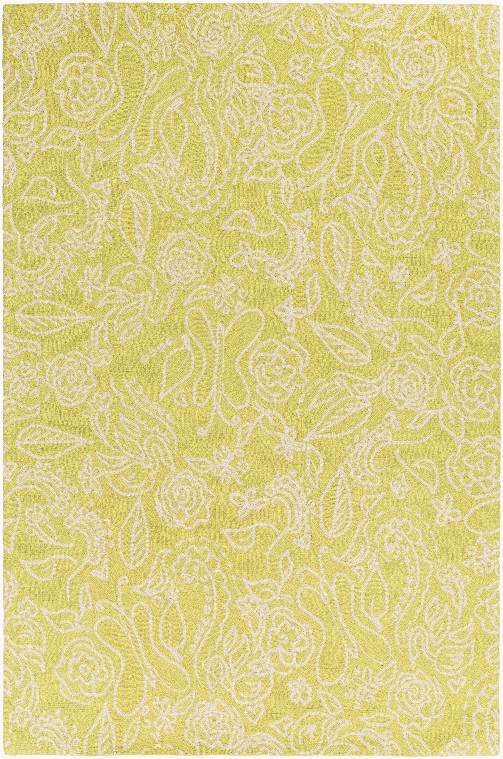 Tic Tac Toe Rug | Light Olive | TCT6007
