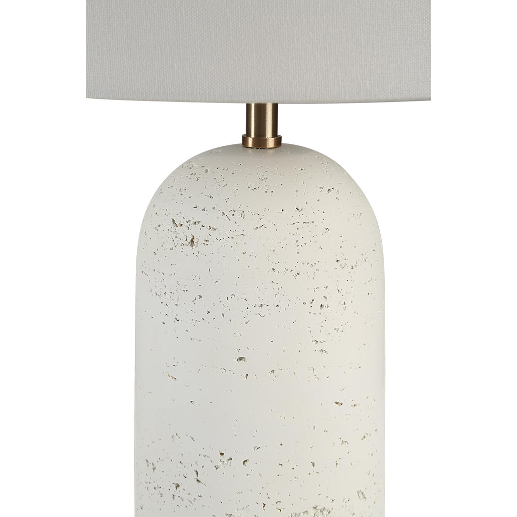 Dorato Table Lamp | White Travertine