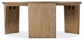 Commerce & Market Round Cocktail Table | Soothing Natural Wood