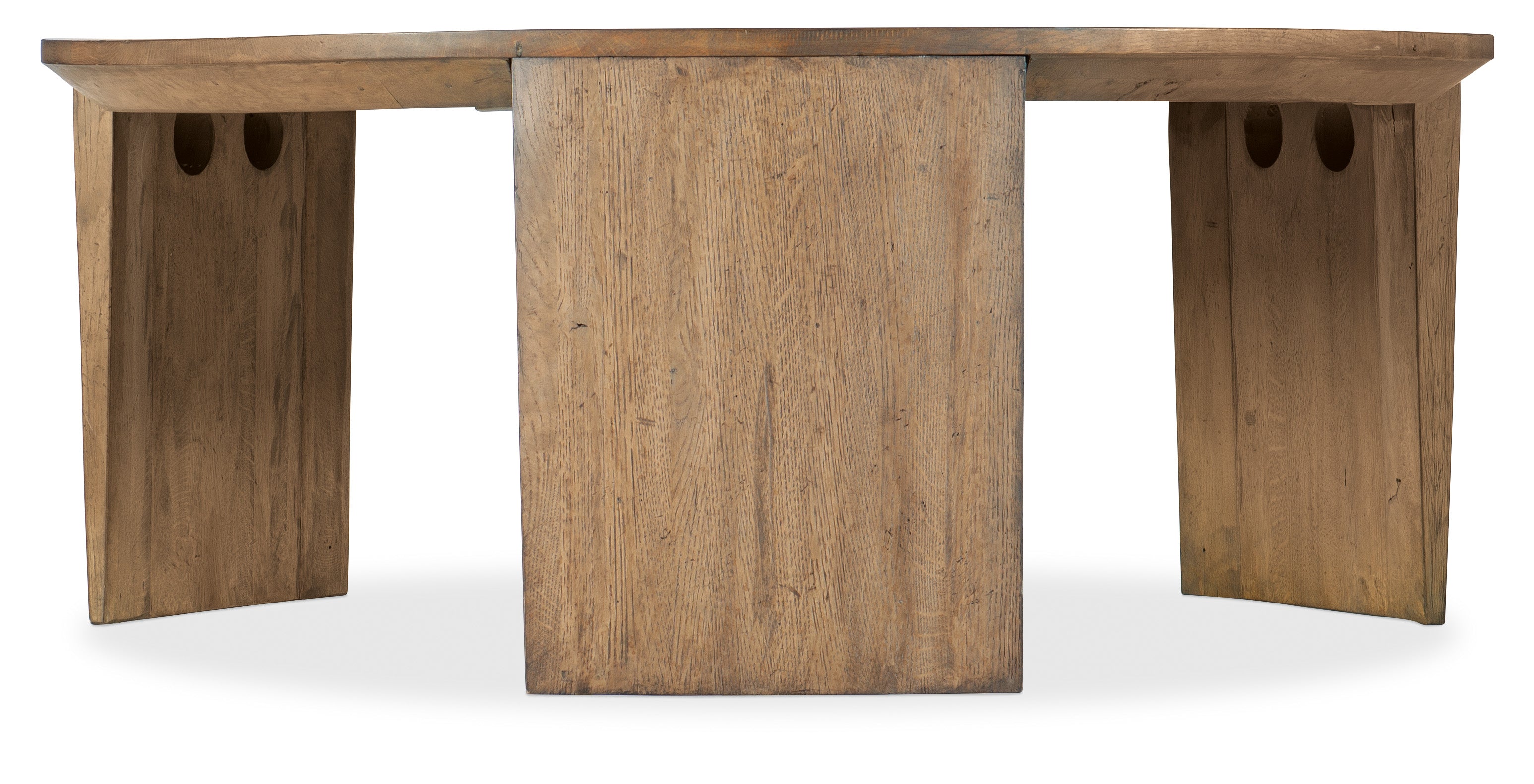 Commerce & Market Round Cocktail Table | Soothing Natural Wood