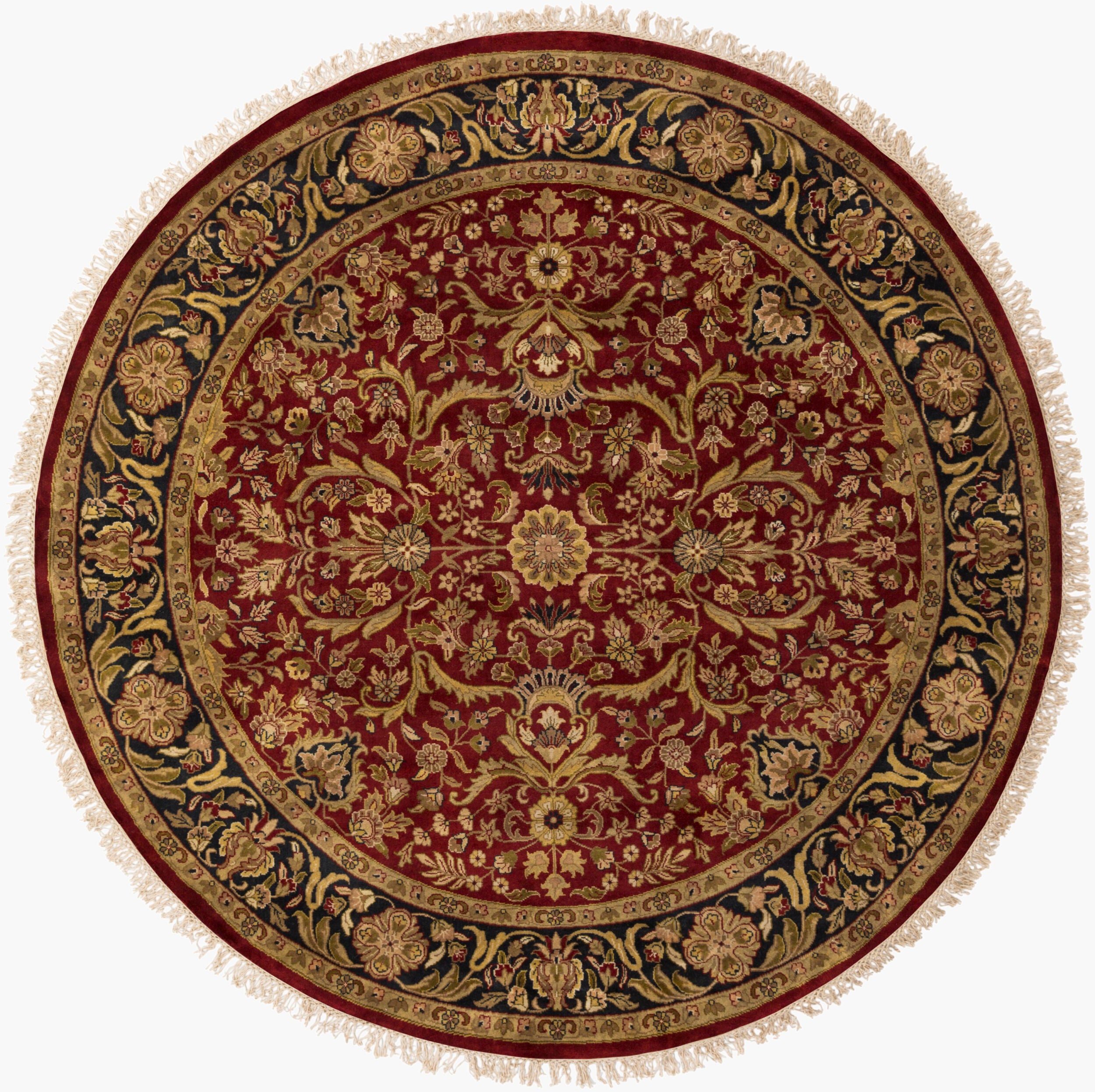 Taj Mahal Rug | Burgandy | TJ1143