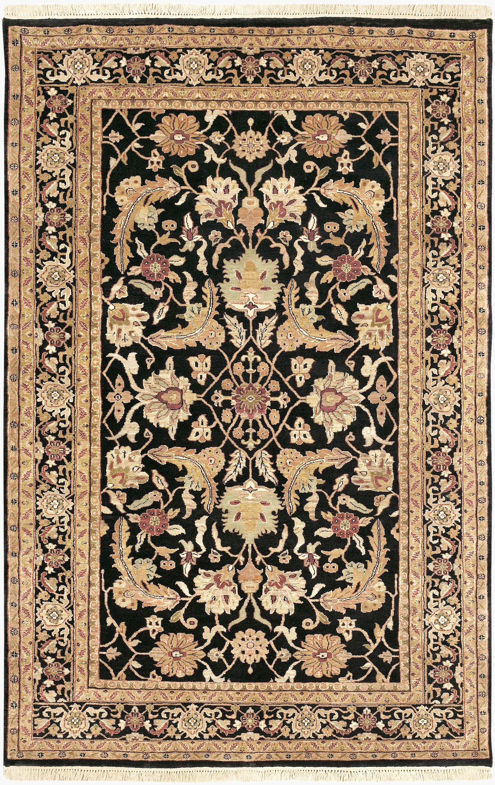 Taj Mahal Rug | Black | TJ44