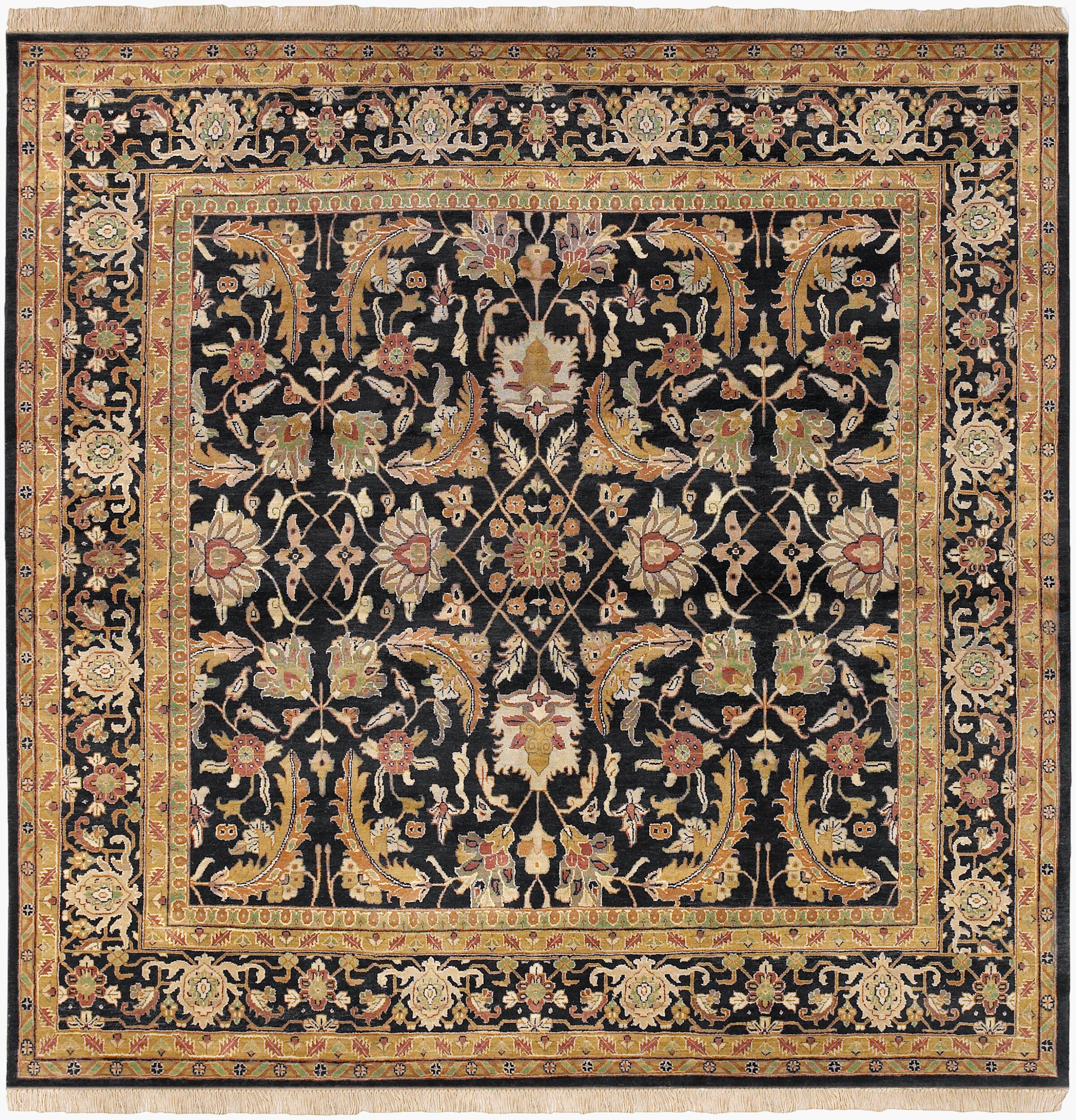 Taj Mahal Rug | Black | TJ44
