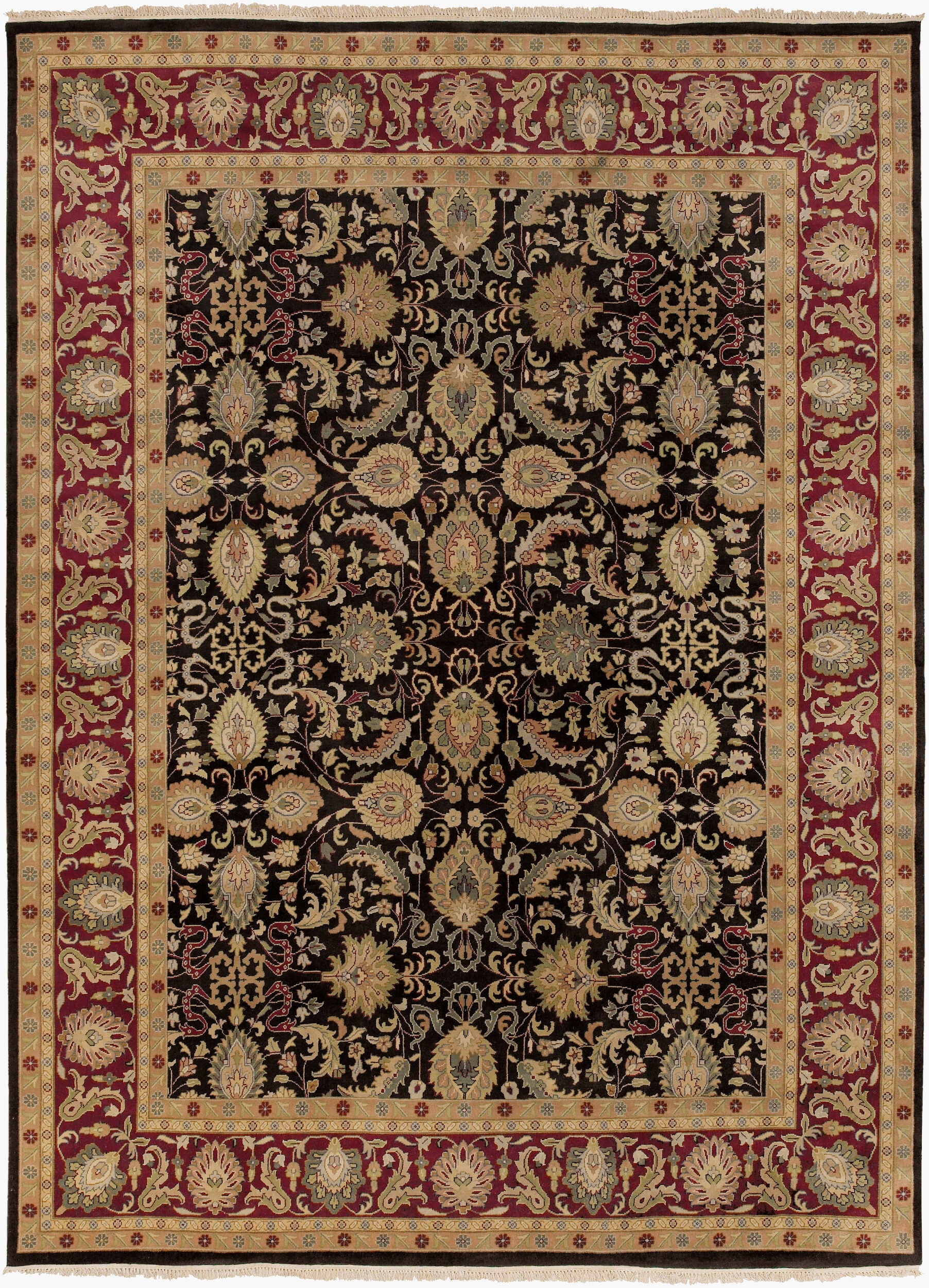 Taj Mahal Rug | Black | TJ6576