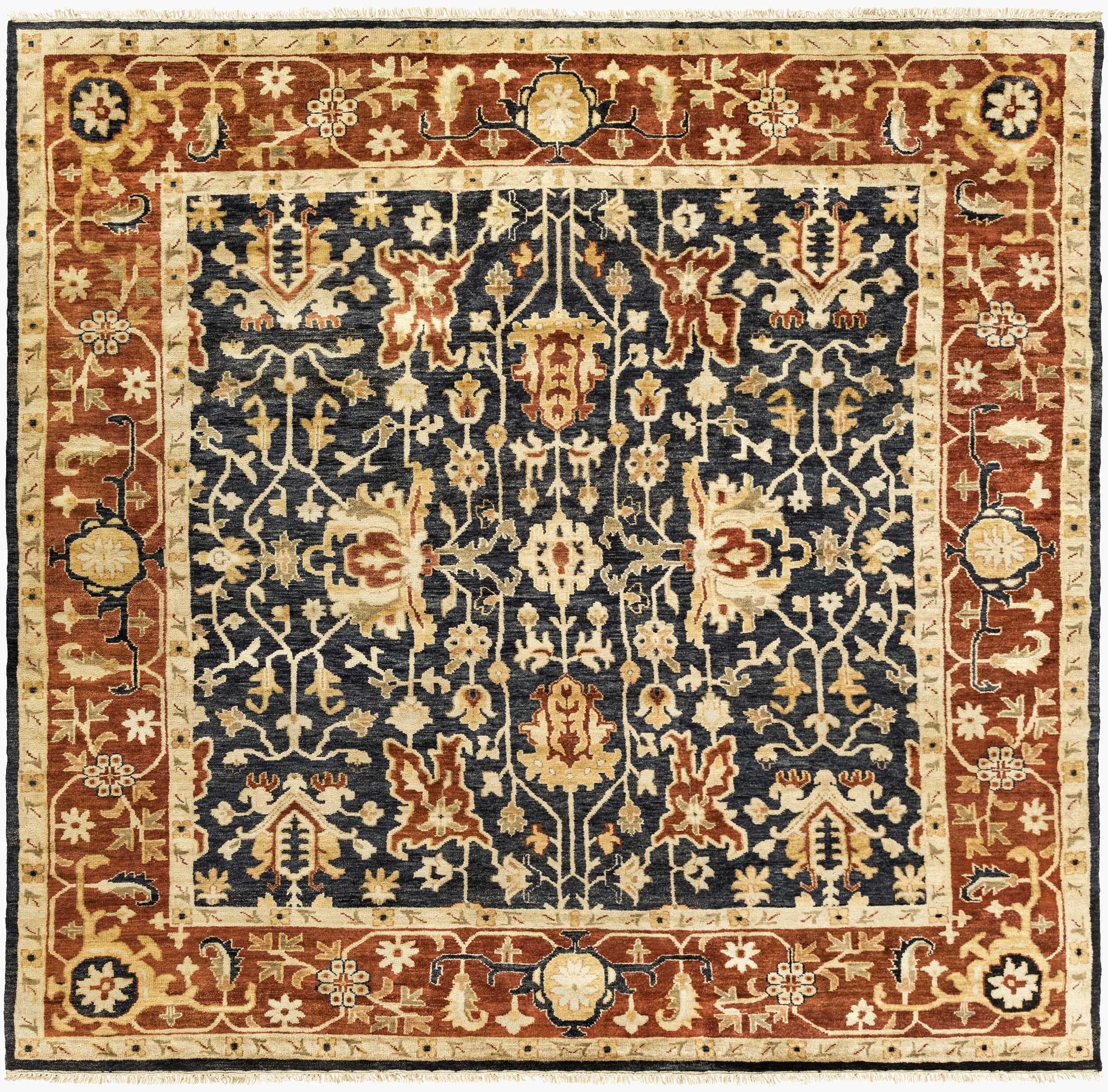Taj Mahal Rug | Black | TJ6599