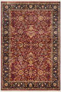 Taj Mahal Rug | Burgandy | TJ6601