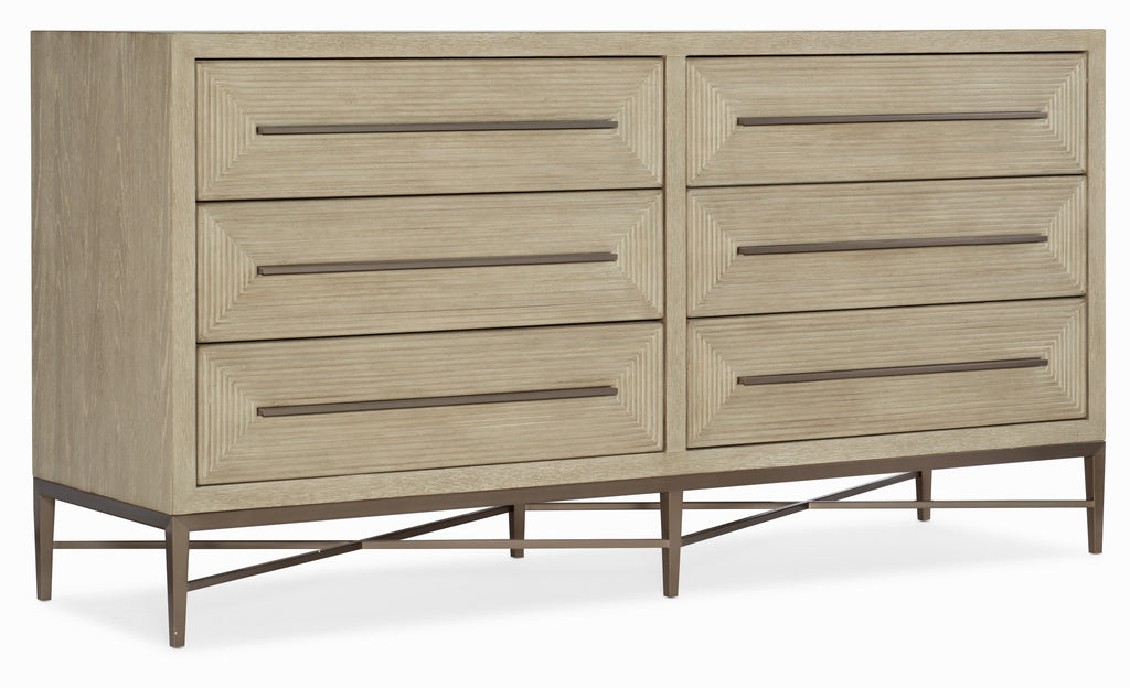 Cascade Six-Drawer Dresser | Serene Soft