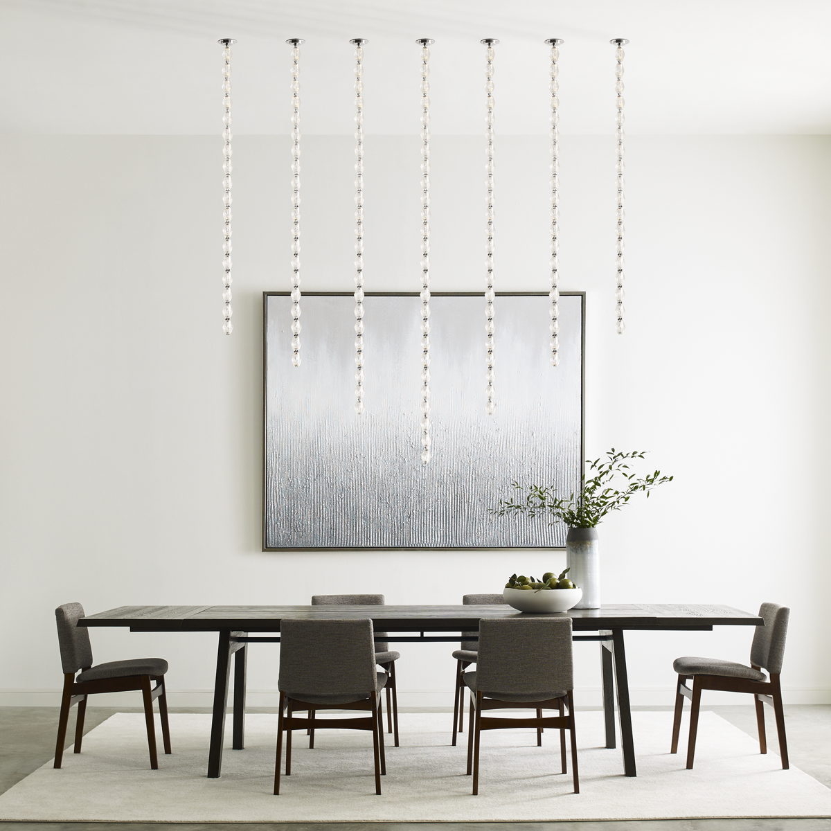 Collier 36 Pendant Polished Nickel LED 2700K 90 CRI 120-277V (Surface)