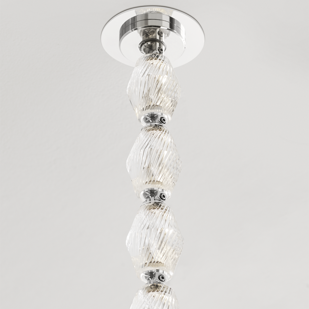Collier 36 Pendant Polished Nickel LED 90 CRI 3000K 120V (Remote)