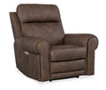 Duncan Power Recliner with Power Headrest & Lumbar | Brown