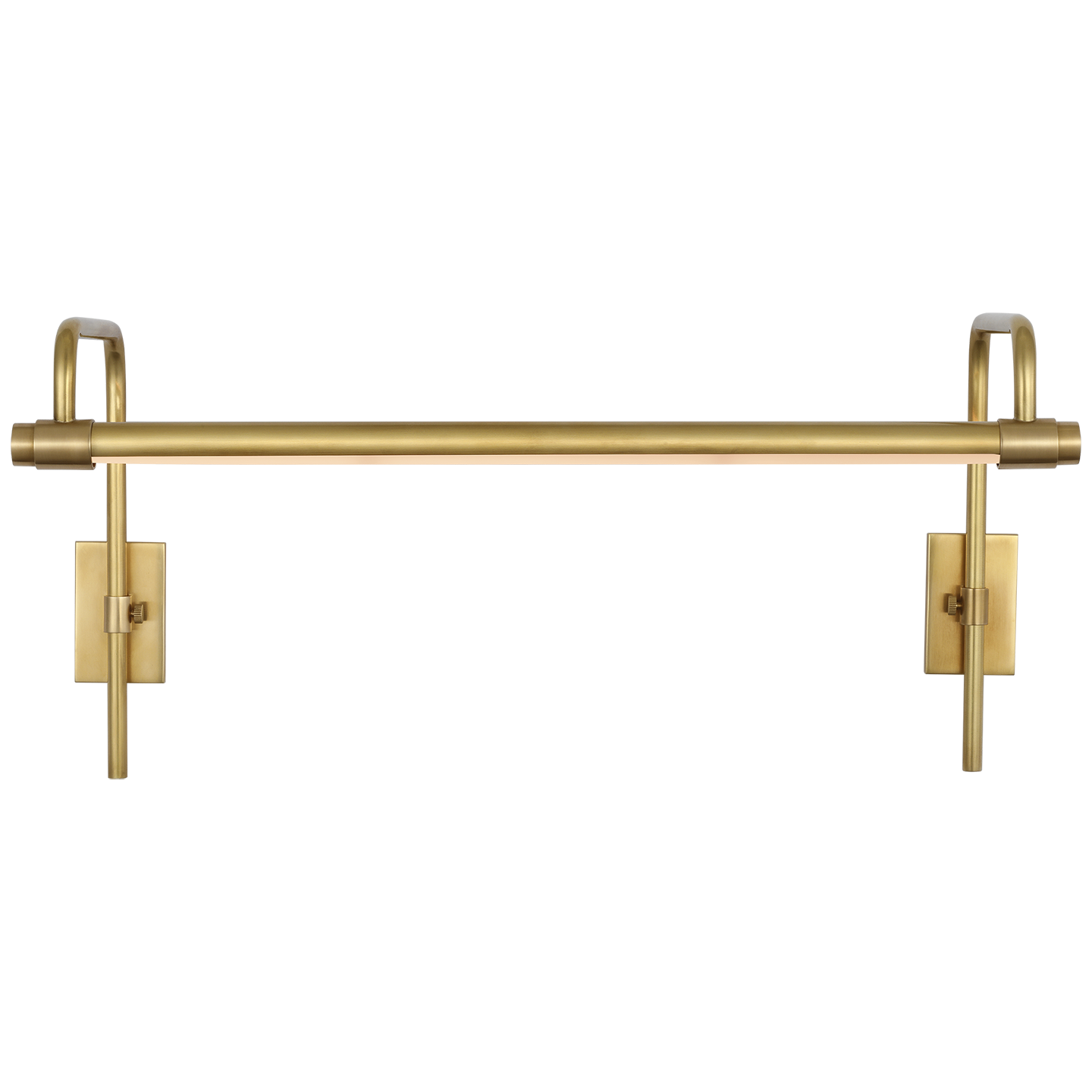 Kidd 18" Frame Mount Picture Light | Hand-Rubbed Antique Brass