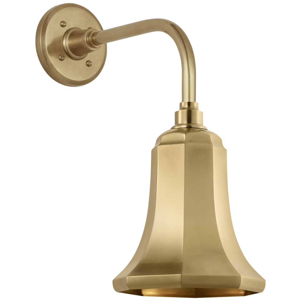 Academy 11" Rex Barn Light | Hand-Rubbed Antique Brass | 7.5 | 7.5" Hand-Rubbed Antique Brass Savannah Shade