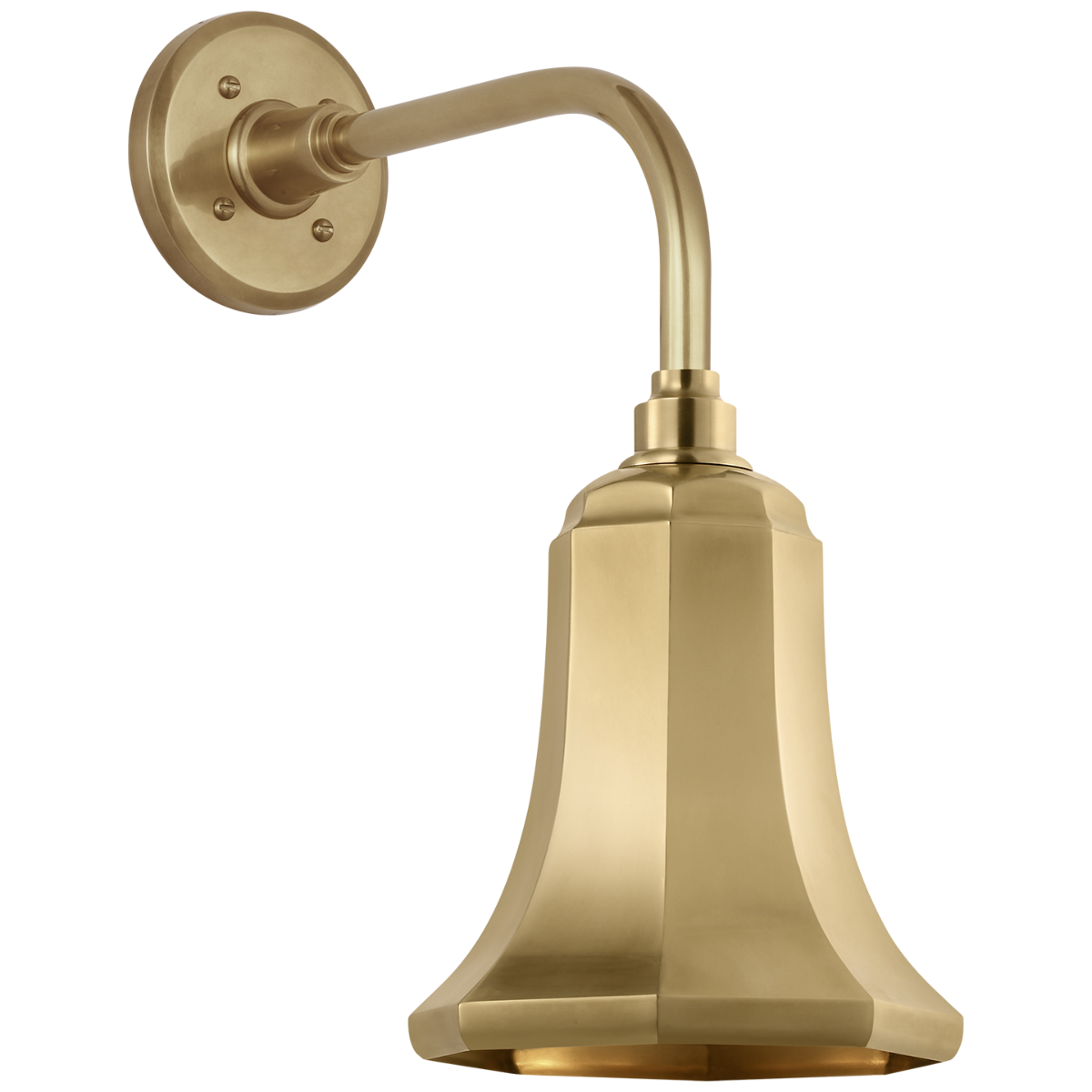 Academy 11" Rex Barn Light | Hand-Rubbed Antique Brass | 7.5 | 7.5" Hand-Rubbed Antique Brass Savannah Shade