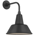 Academy 11" Rex Barn Light | Matte Black | 12.5 | 12.5" Matte Black Bowers Shade