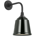Academy 11" Rex Barn Light | Matte Black | 8 | 8" Green Rockhouse Shade