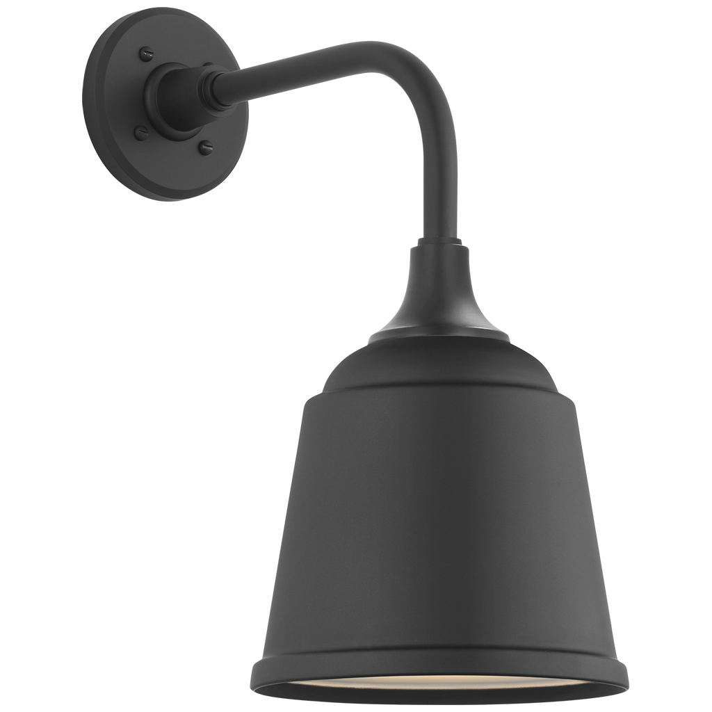 Academy 11" Rex Barn Light | Matte Black | 8 | 8" Matte Black Rockhouse Shade