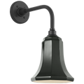 Academy 11" Rex Barn Light | Matte Black | 7.5 | 7.5" Green Savannah Shade