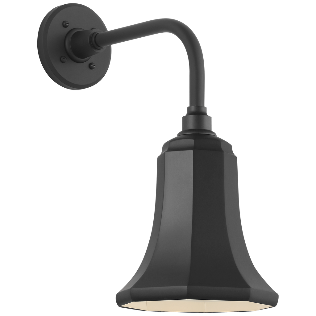 Academy 11" Rex Barn Light | Matte Black | 7.5 | 7.5" Matte Black Savannah Shade
