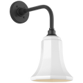Academy 11" Rex Barn Light | Matte Black | 7.5 | 7.5" White Savannah Shade
