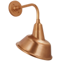 Academy 11" Rex Barn Light | Soft Copper | 12.5 | 12.5" Soft Copper Tilted Bowers Shade