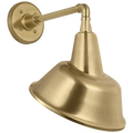 Academy 11" Mack Barn Light | Hand-Rubbed Antique Brass | 12.5 | 12.5" Hand-Rubbed Antique Brass Tilted Bowers Shade